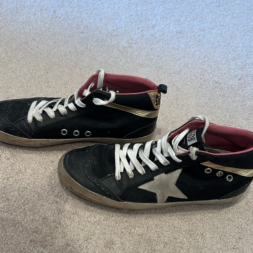 Golden Goose black mid stars - Picture 3 of 8